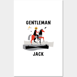 gentleman jack o'lantern Posters and Art